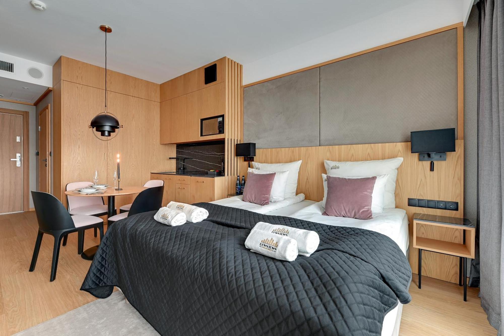 Deo Plaza Riverside & Radisson Spa By Downtown Apartments 그단스크 객실 사진